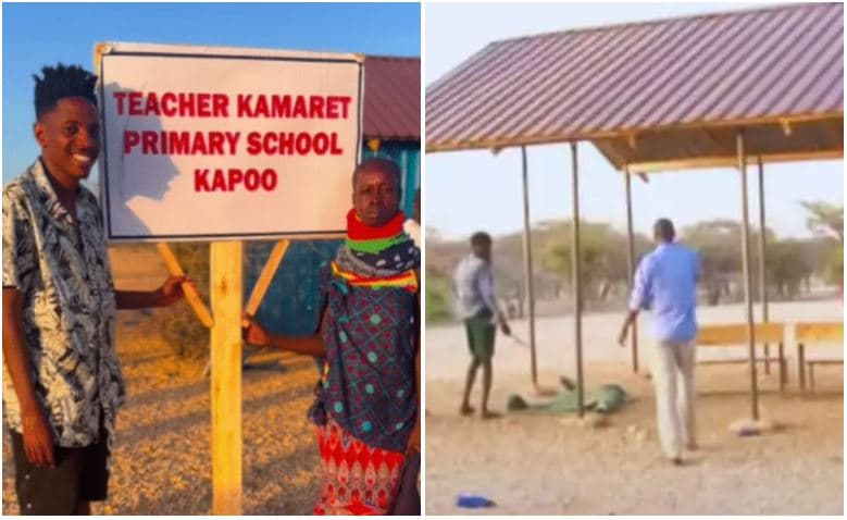 Eric Omondi’s Philanthropic Classroom in Turkana Torn Down by County Officials