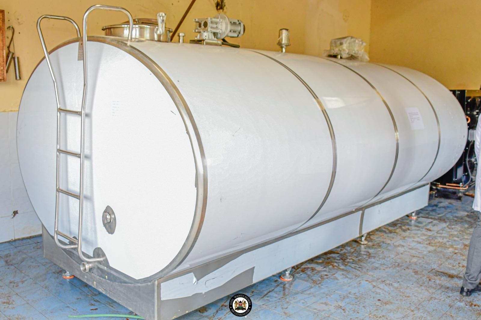 Githunguri Dairy Cooperative receives 10,000-Litre milk cooling tank