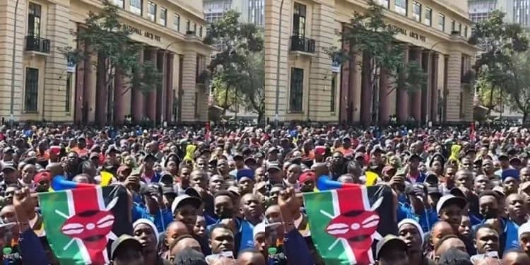 Protests Erupt in Nairobi CBD After Govt Directive