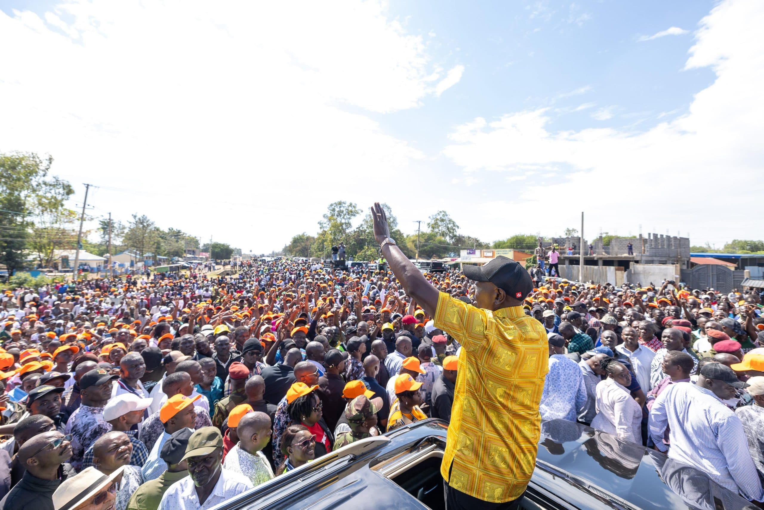 Ruto unveils Ksh23B road investment for Kisumu during Nyanza tour