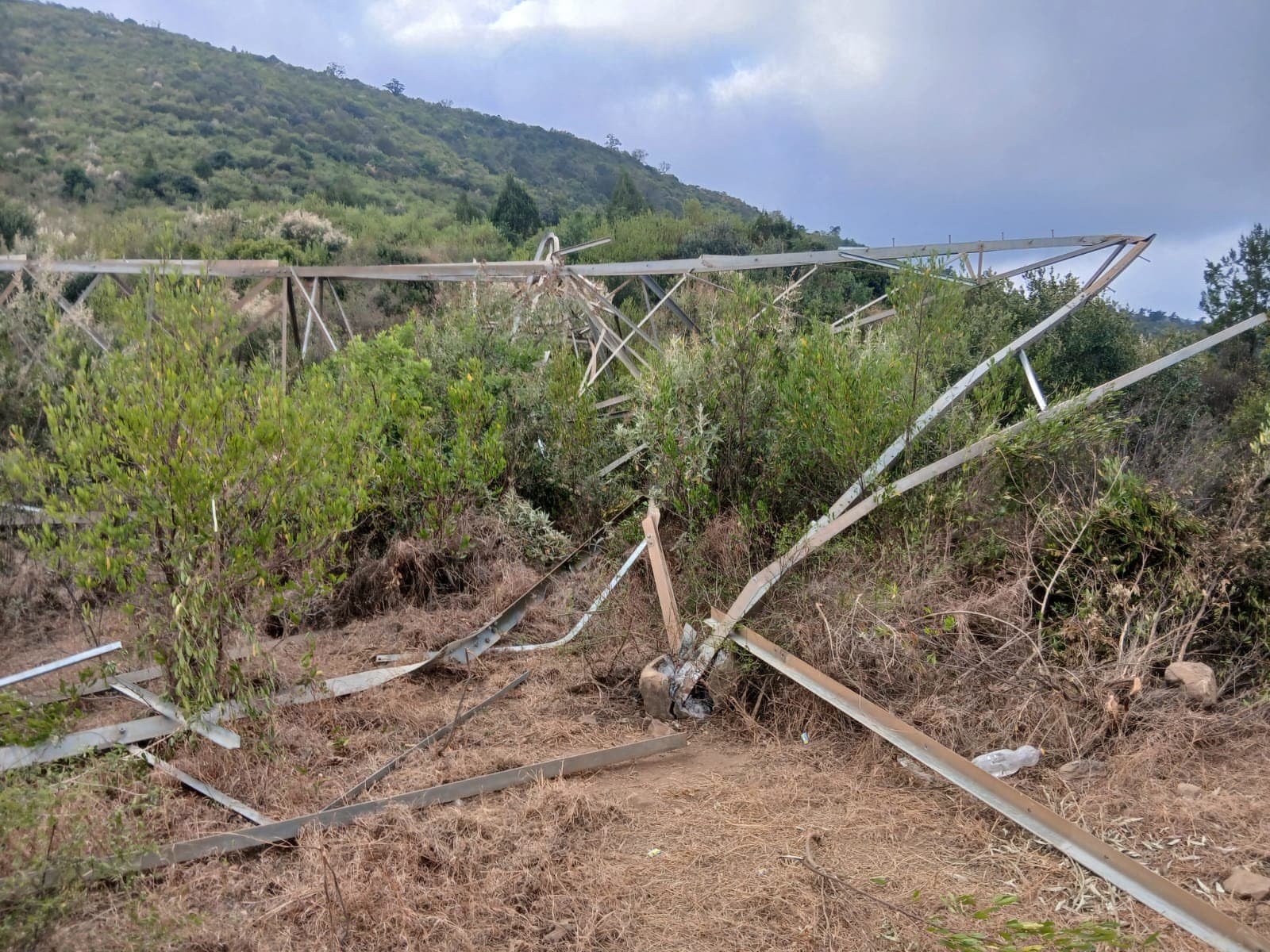 Transmission tower vandalised, disrupting power supply along Thika Road
