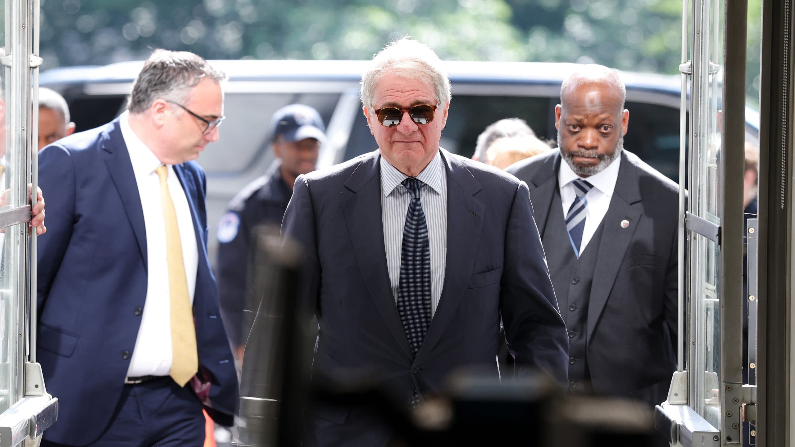 Billionaire Leon Black walks out of Epstein investigation hearing