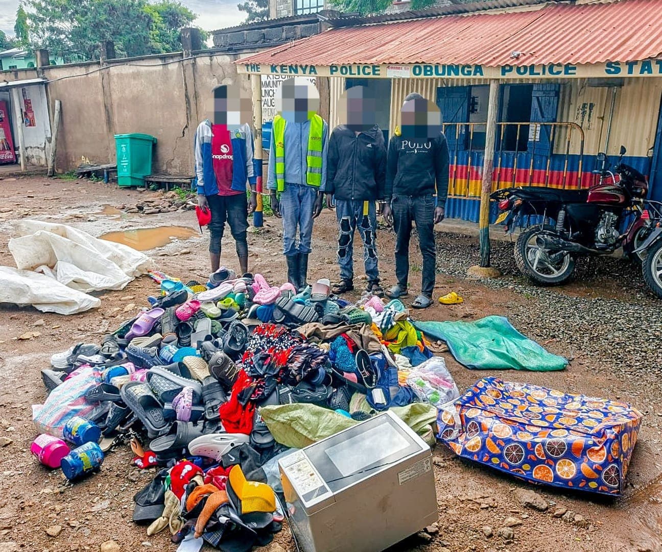 Kisumu: Four arrested as police recover stolen motorcycles, electronics