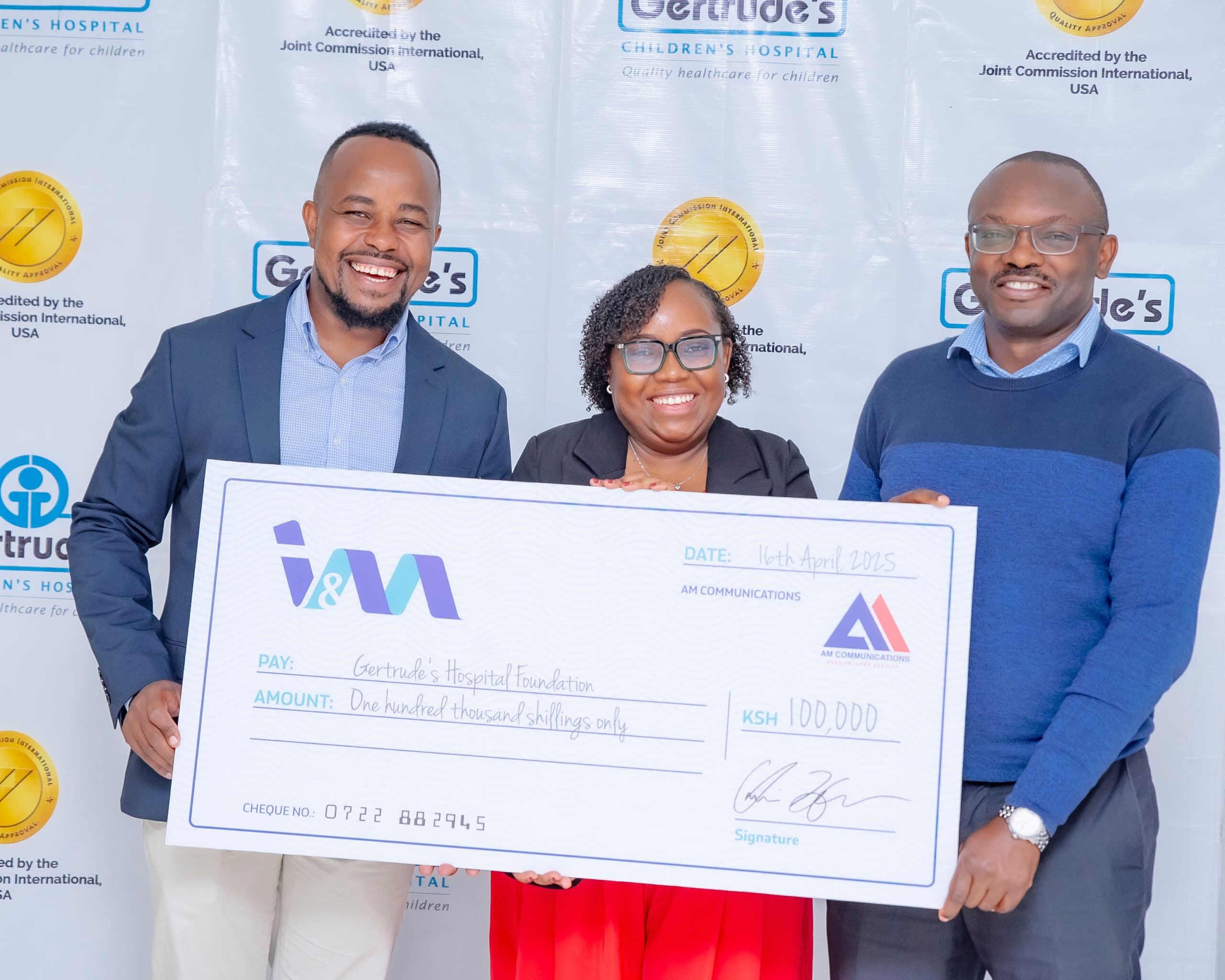 AM Communications donates to cancer diagnosis initiative at Gertrude’s Hospital