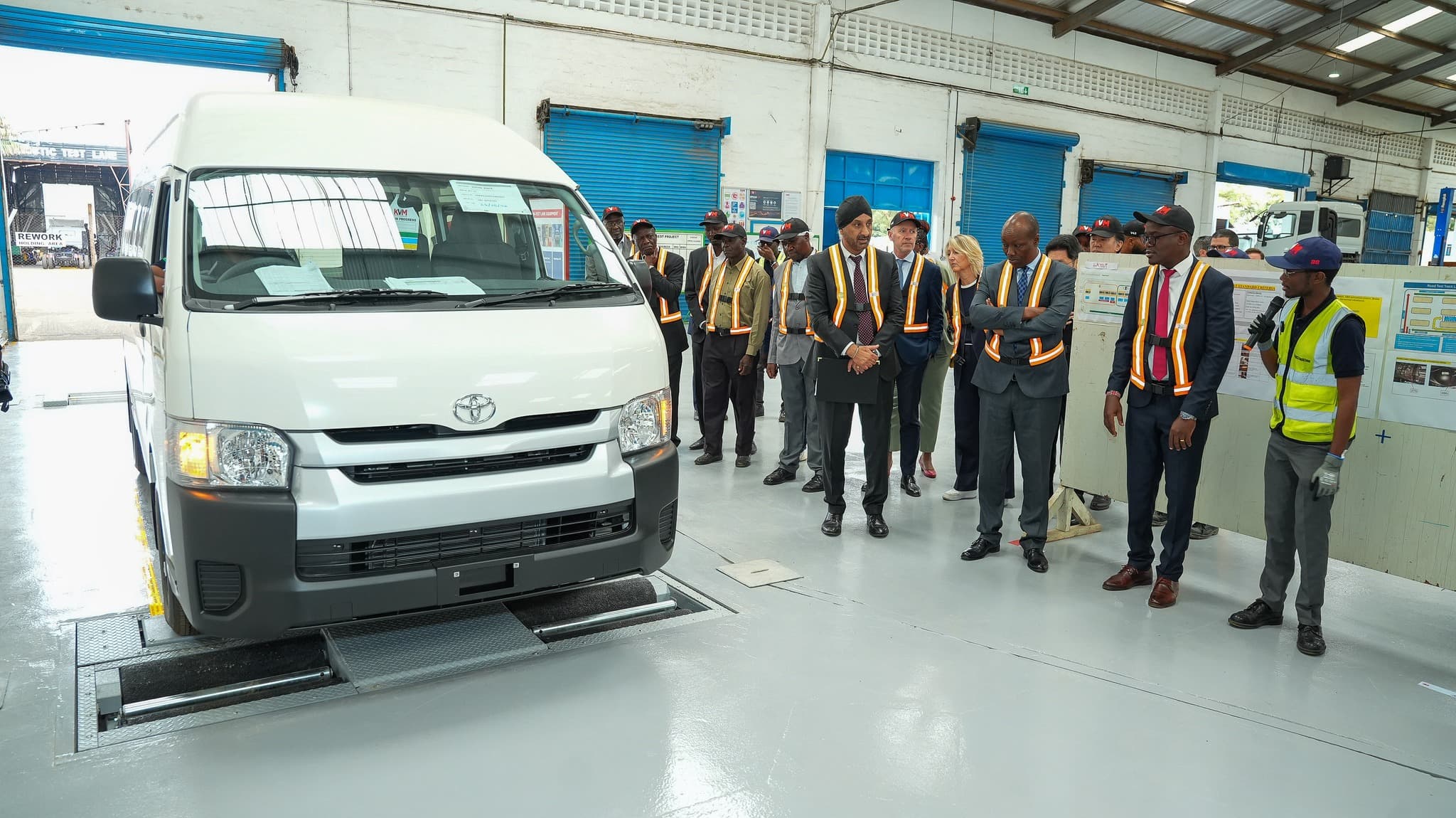 KVM boosts local automotive sector with Toyota Hiace assembly line