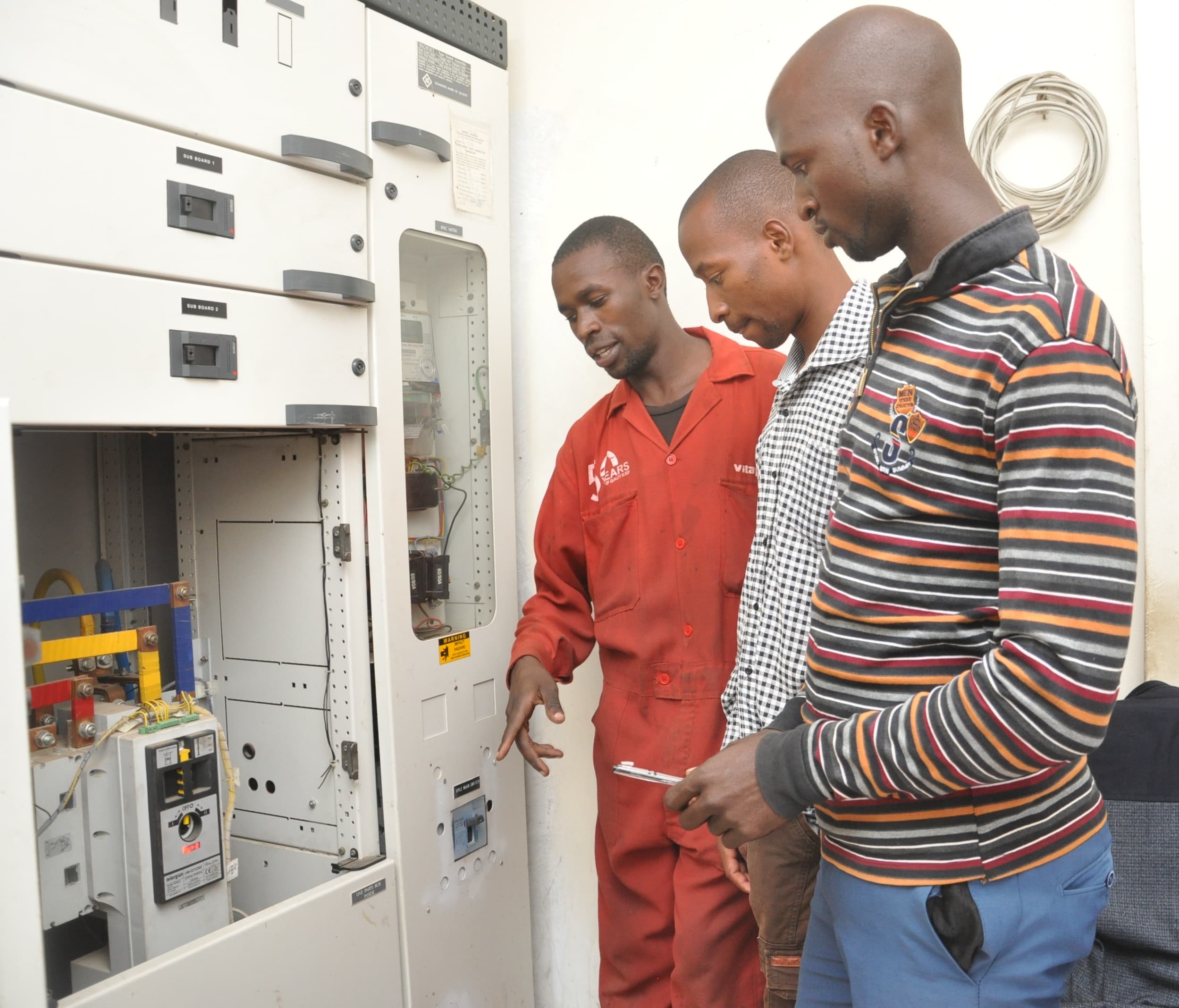 Study tour for SOS Technical Training Institute electrical department students