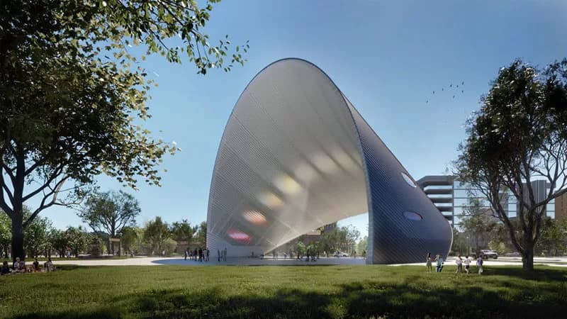 A look at The Arch of Time; The worlds first regenerative solar sculpture