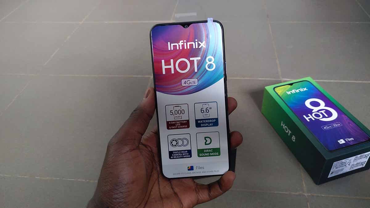The Infinix Hot 8 Unboxing and First Impressions