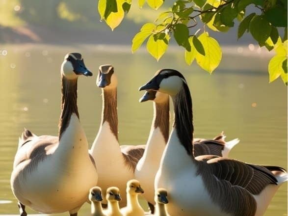 Flock Together: How Geese Family Dynamics is Similar to Humans