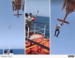 ‘Please send help’: Ship’s distress call after being hit by US missile