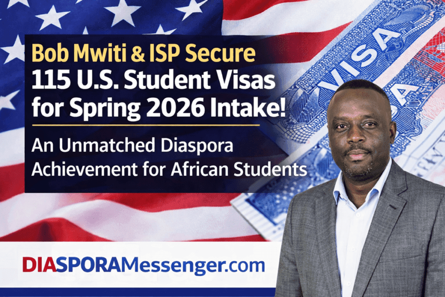 Historic Milestone: Bob Mwiti and ISP Secure 115 US Student Visas