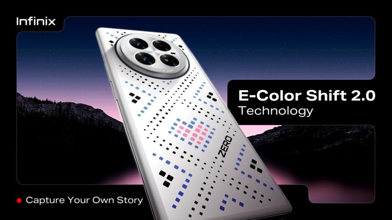 Infinix is Bringing Color-Changing Back Covers Powered by E-Color Shift 2.0 Tech