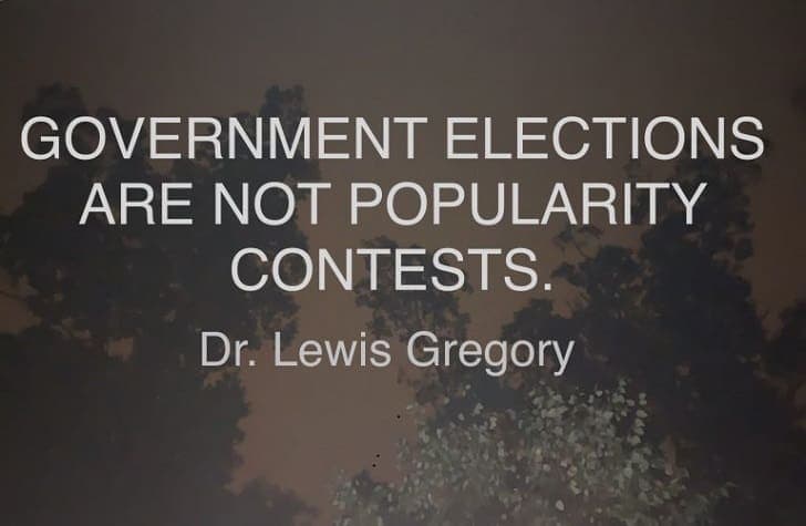Gov’t Leadership Selection: Elections are Not Popularity Contests