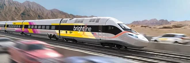 $12bn Brightline West Las Vegas to Southern California Rail Project Faces Uncertainty