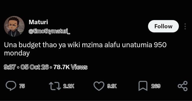 Hilarious Kenyan Tweets on X to Beat the Monday Blues