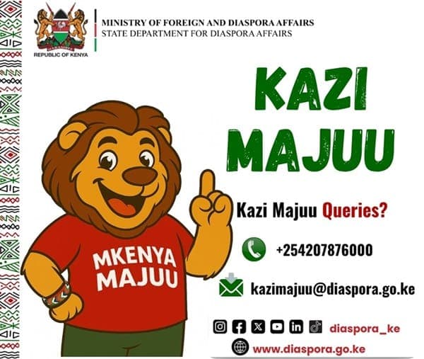Kazi Majuu, Job Opportunities in Diaspora Without Scams