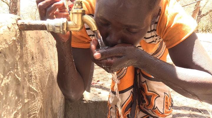 Longeruk residents welcome water well after prolonged drought