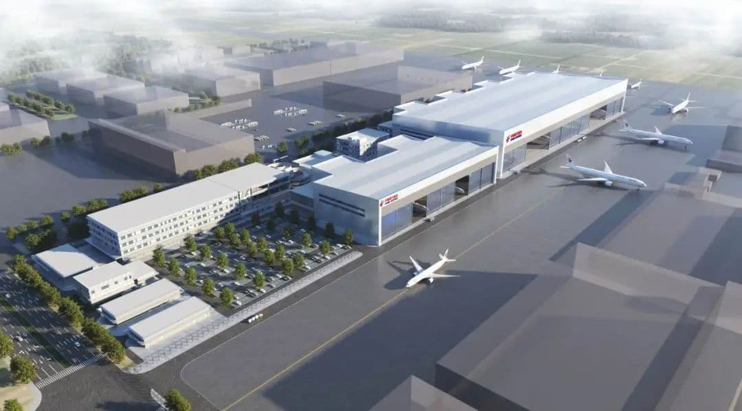 China starts the construction of the largest aircraft hangar in Asia