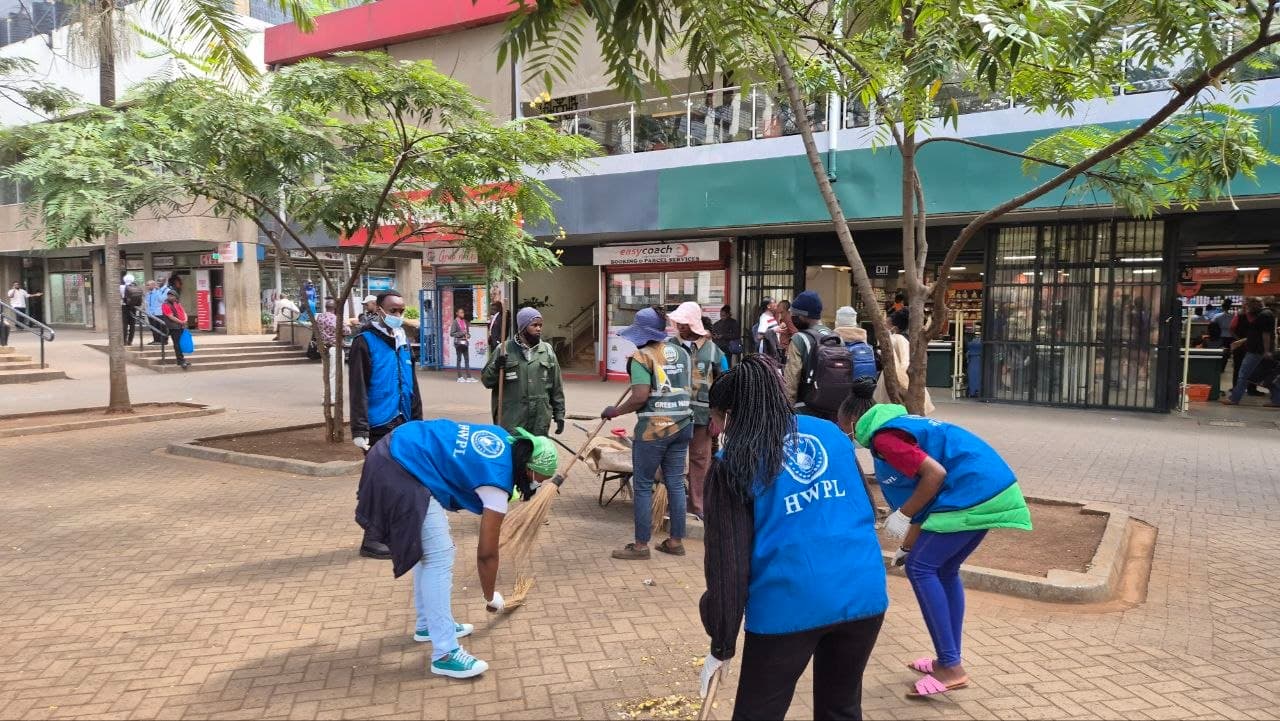 HWPL Kenya champions peace through “clean city, peaceful city” initiative