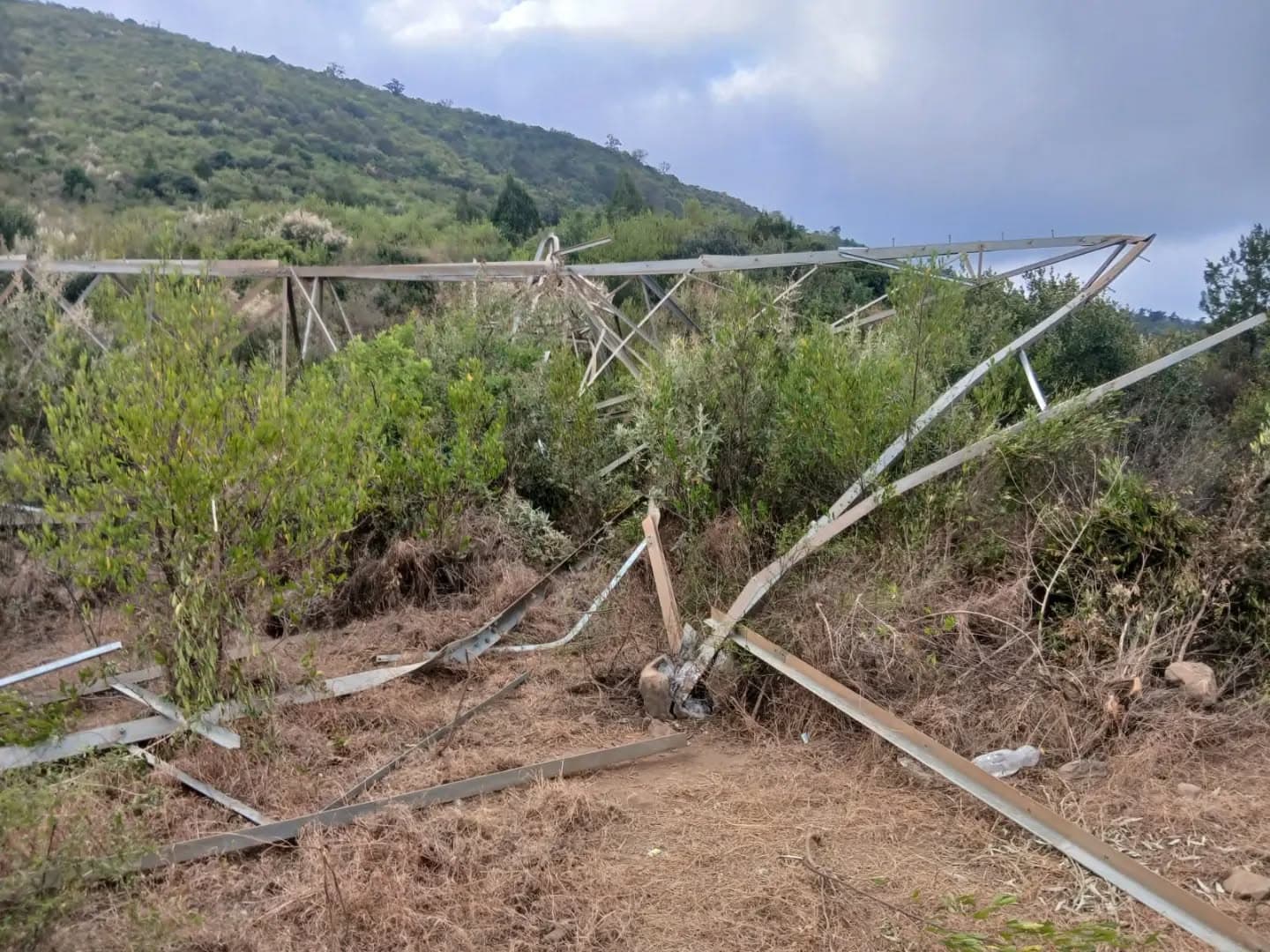 Vandalism Causes Collapse of Power Transmission Tower, Disrupts Supply