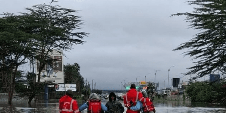 Motorists Warned as Flooding on Mombasa Road Causes Massive Traffic Jam