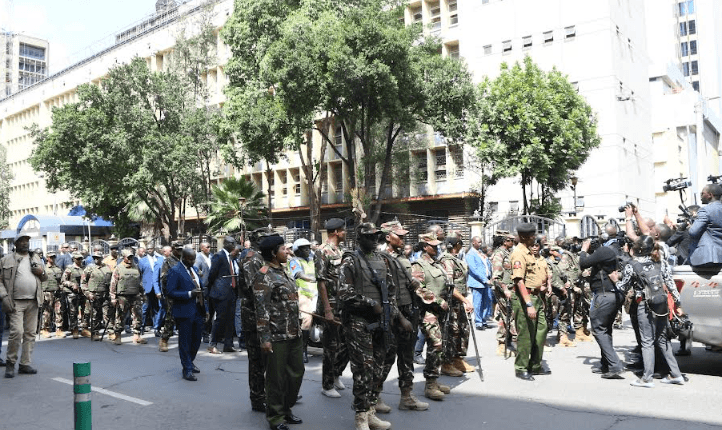 Security tight as Treasury CS heads to Parliament