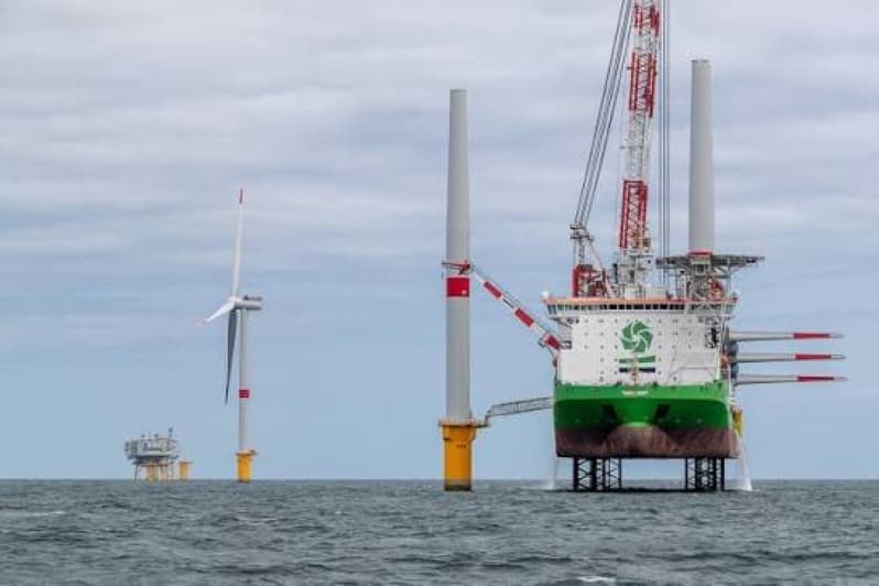 Gennaker, Germany’s Largest Baltic Sea Offshore Wind Farm Marks Progress with Major Amazon PPA