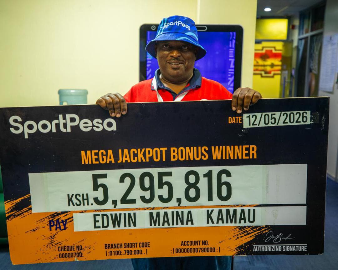 Edwin Maina scoops Ksh.5.2M in Sportpesa mega jackpot