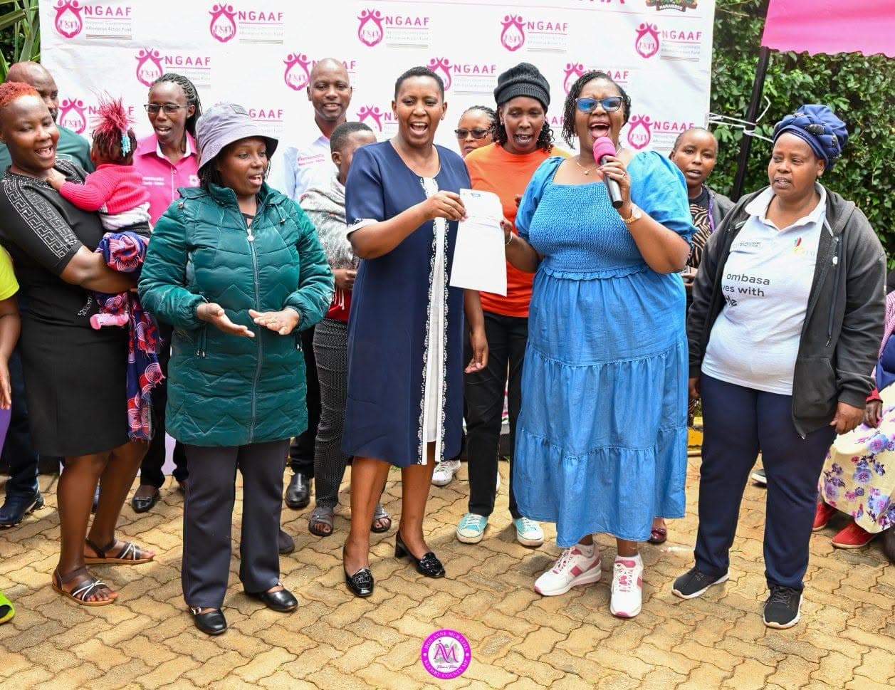 Kiambu woman rep disburses NGAAF cheques