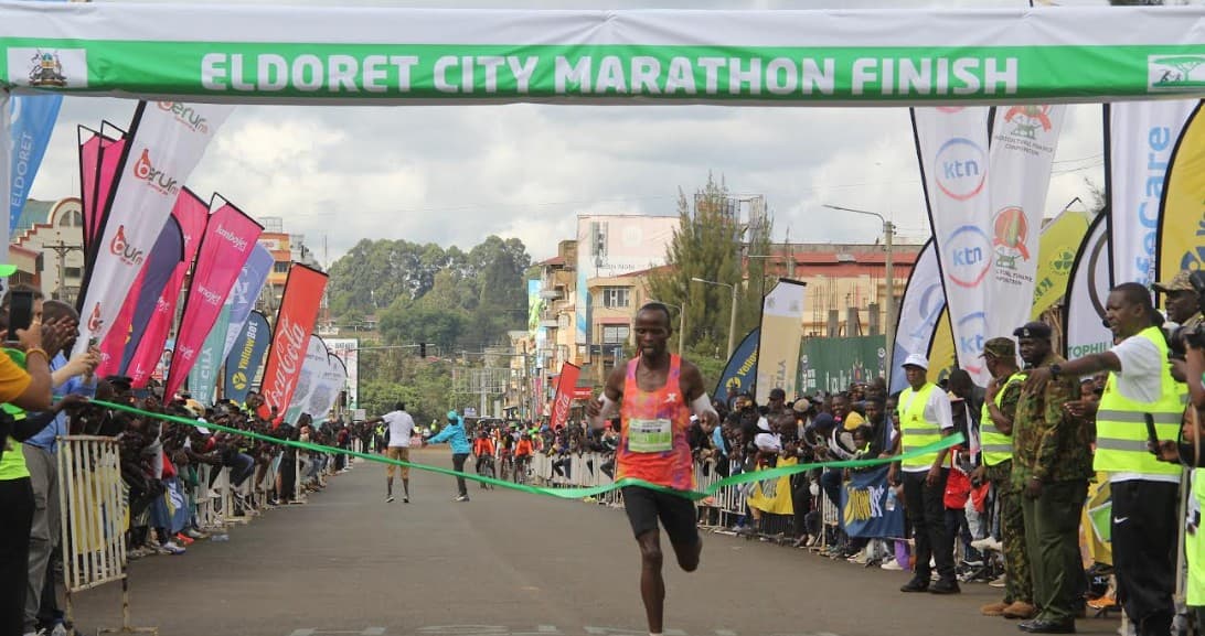 Cheruiyot, Chesang crowned champions at Eldoret City Marathon