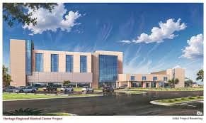 $400M Heritage Regional Medical Center to Break Ground in 2026, Opening in 2028