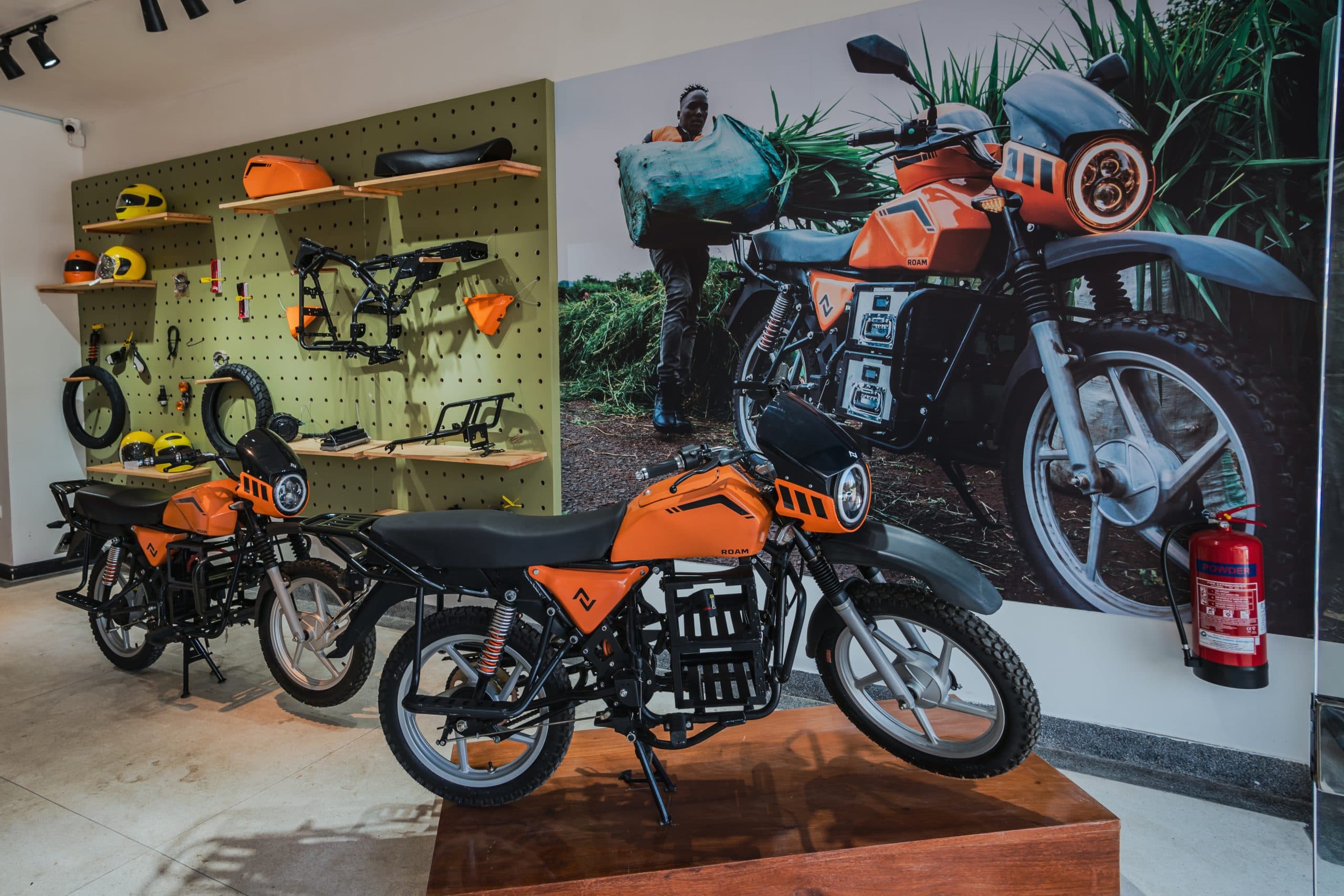 Roam, Ridewell Open First Electric Motorcycle Showroom in Nairobi