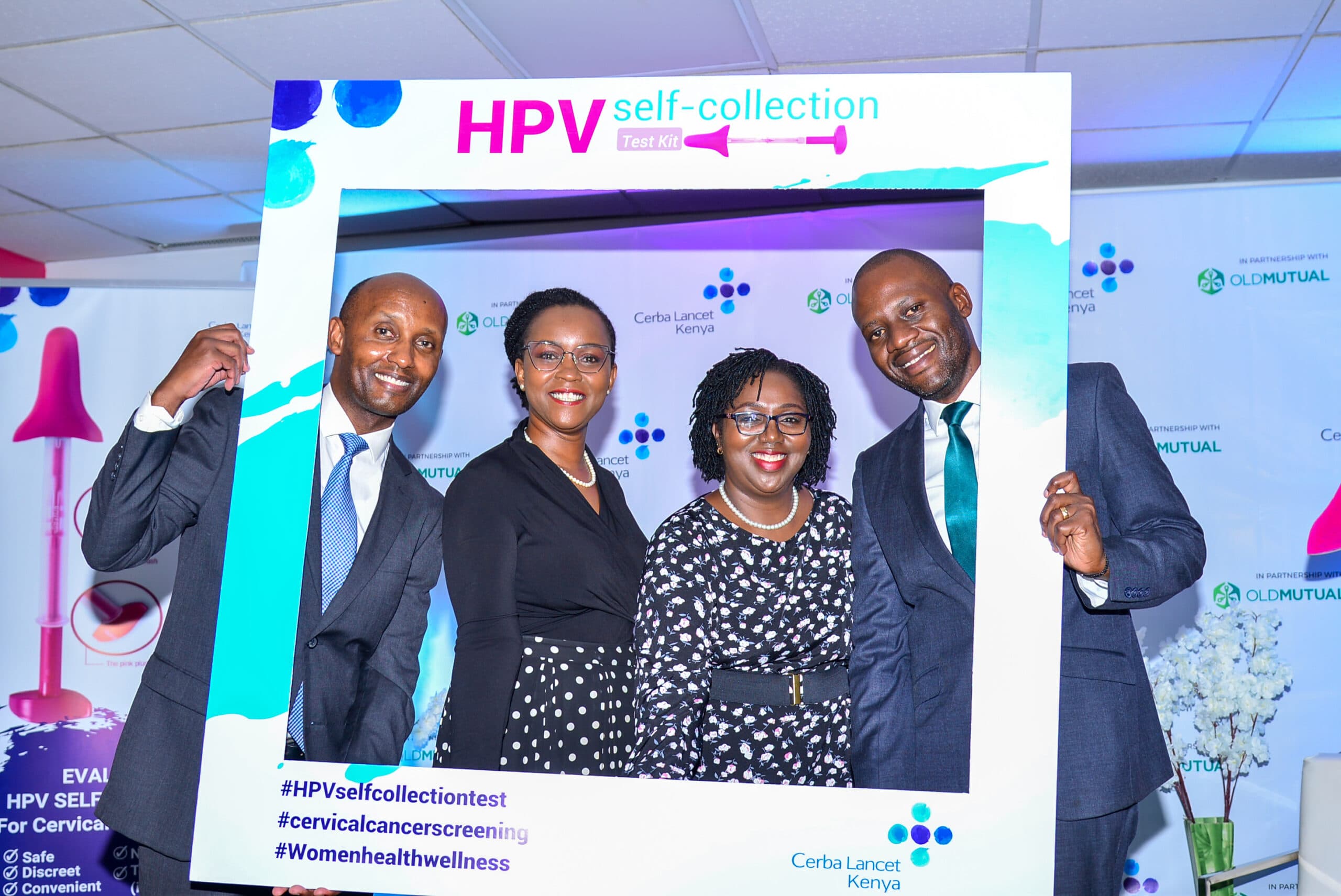 Old Mutual & Cerba Lancet Kenya launch HPV self-collection kit