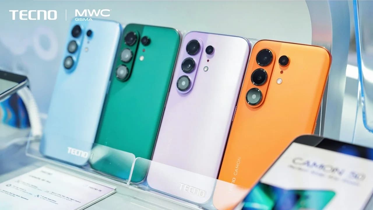 TECNO CAMON 50 series goes official with triple 50MP Sony cameras & off-grid tracking