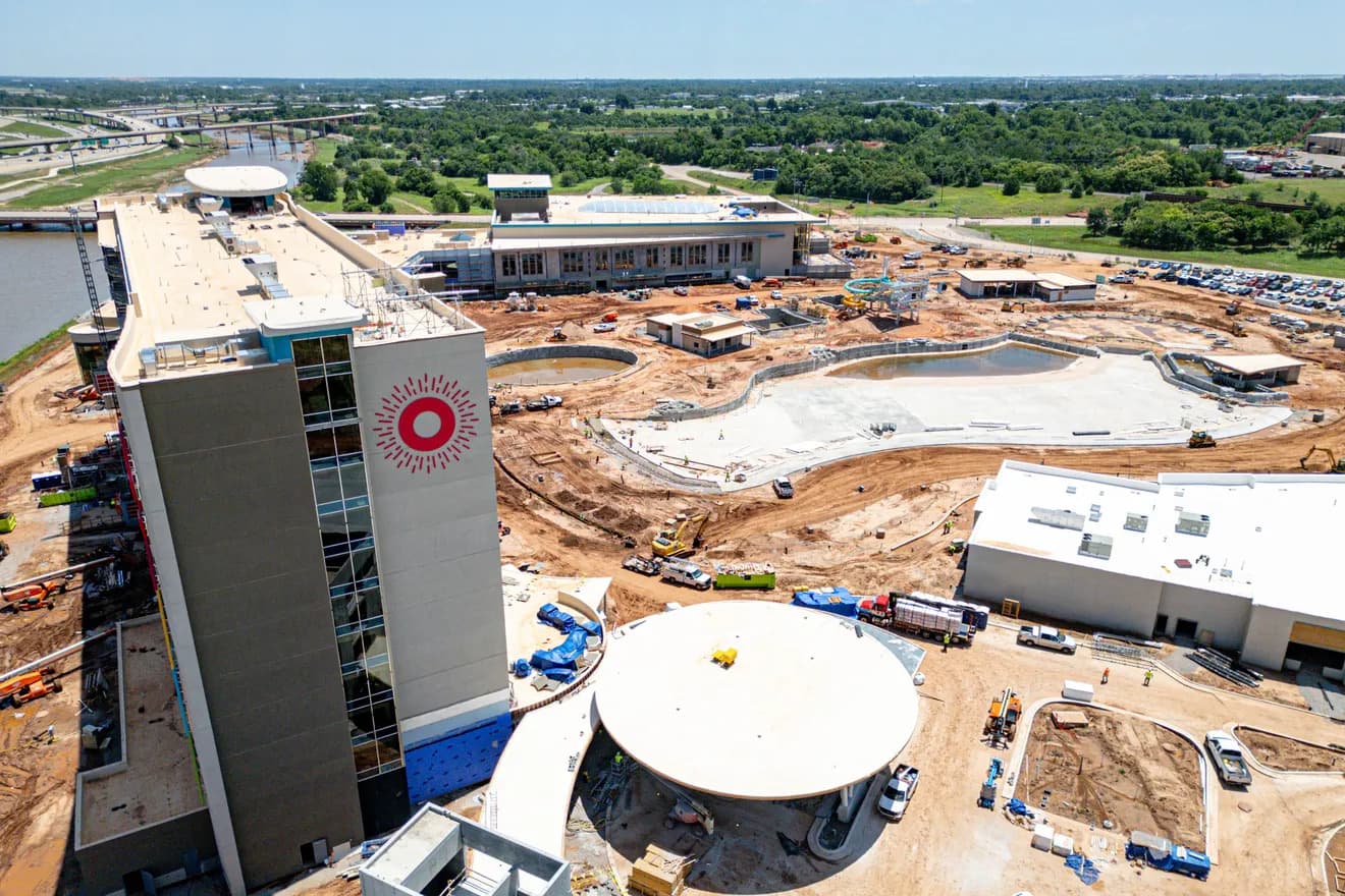 Tracking Progress: Construction of OKANA Resort & Indoor Waterpark