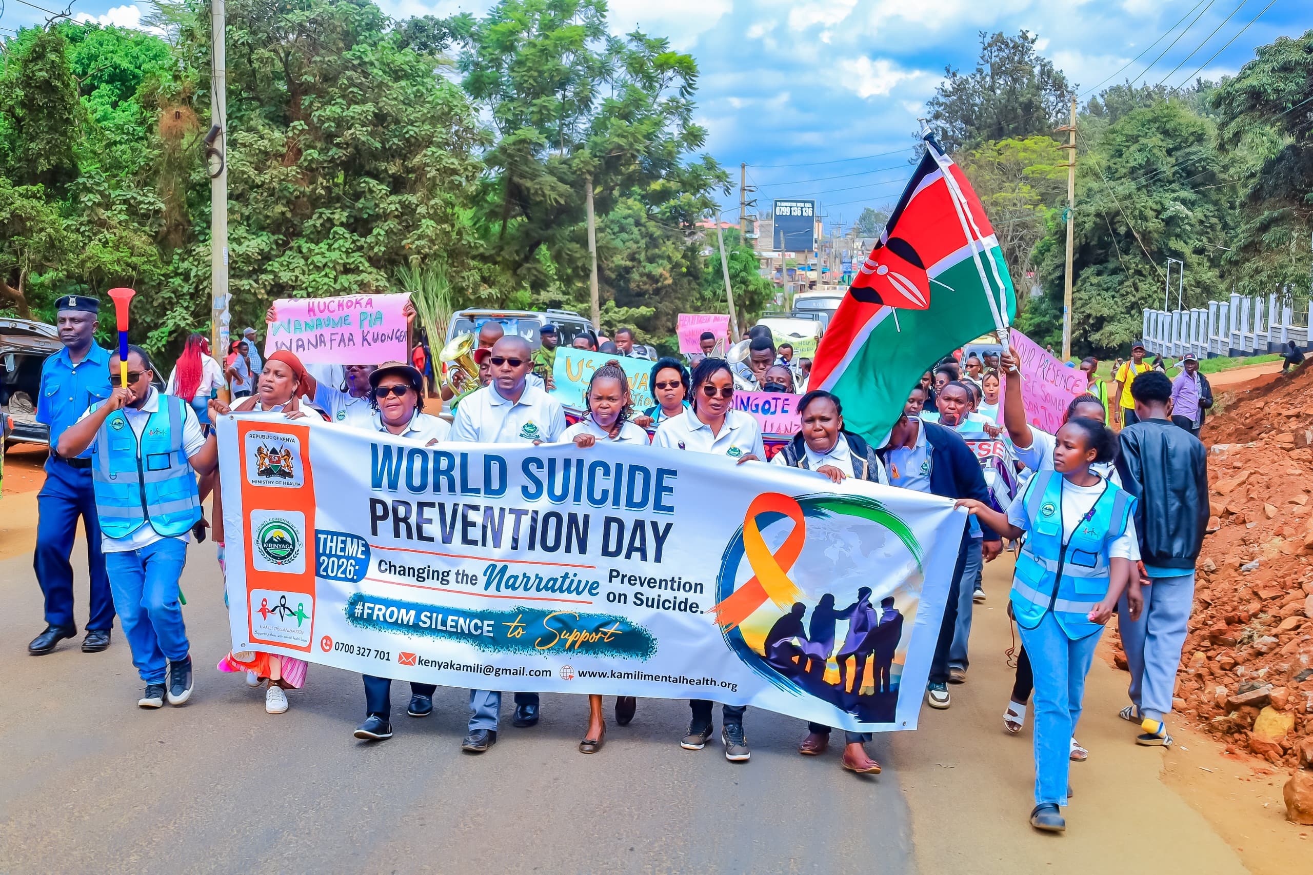 Kirinyaga marks World Suicide Prevention Day with call to break silence on mental health