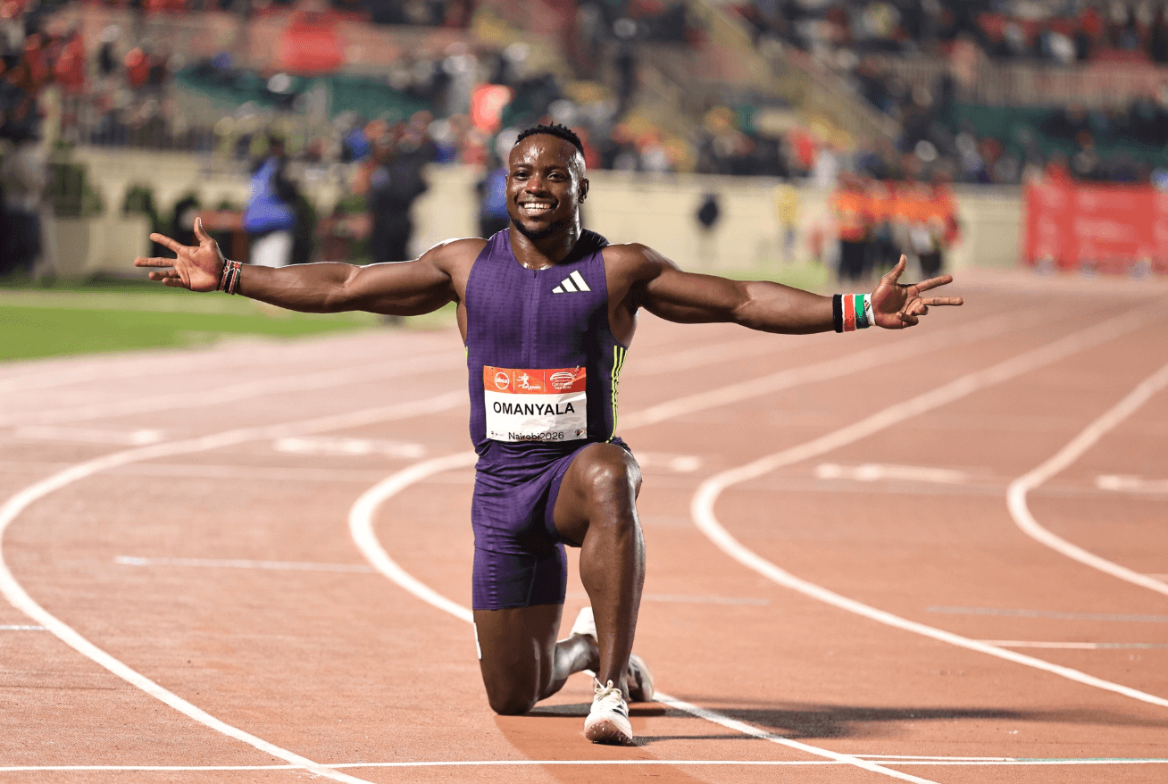 Omanyala lit up 7th Absa Kip Keino Classic with a 9.96 PB