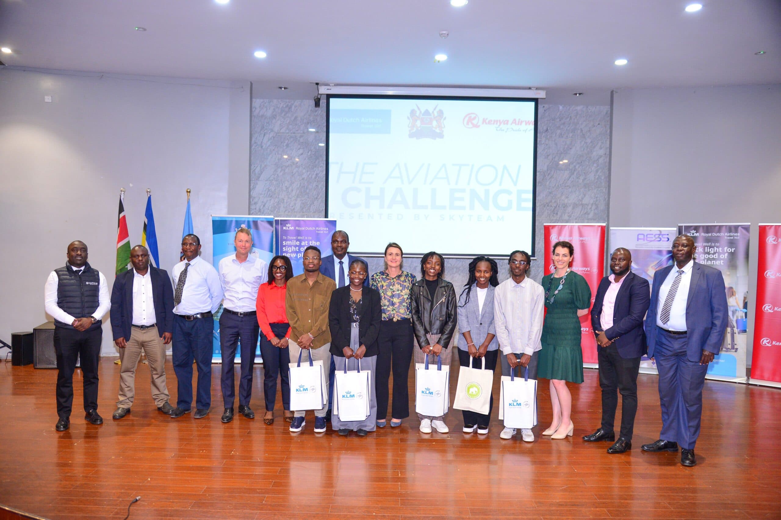 Kenya Airways & KLM mentor UON students on sustainable aviation solutions