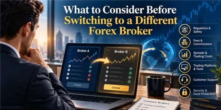 What to Consider Before Switching to a Different Forex Broker