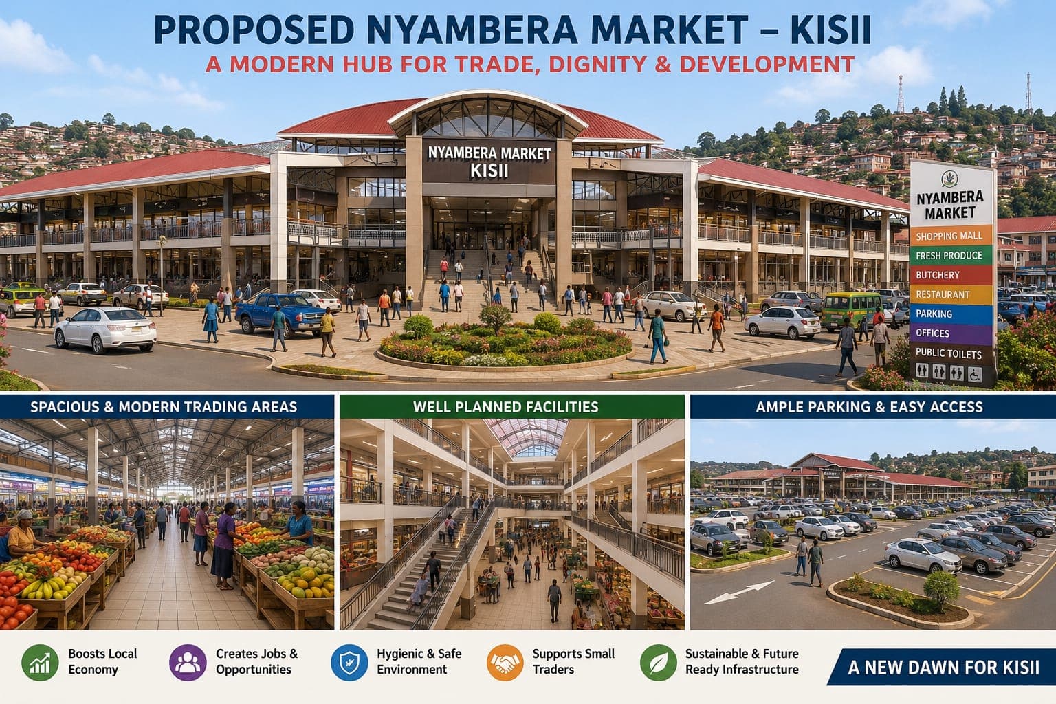 Hawker menace: Why the Sh700m Nyambera Market could be Kisii County’s hope for order