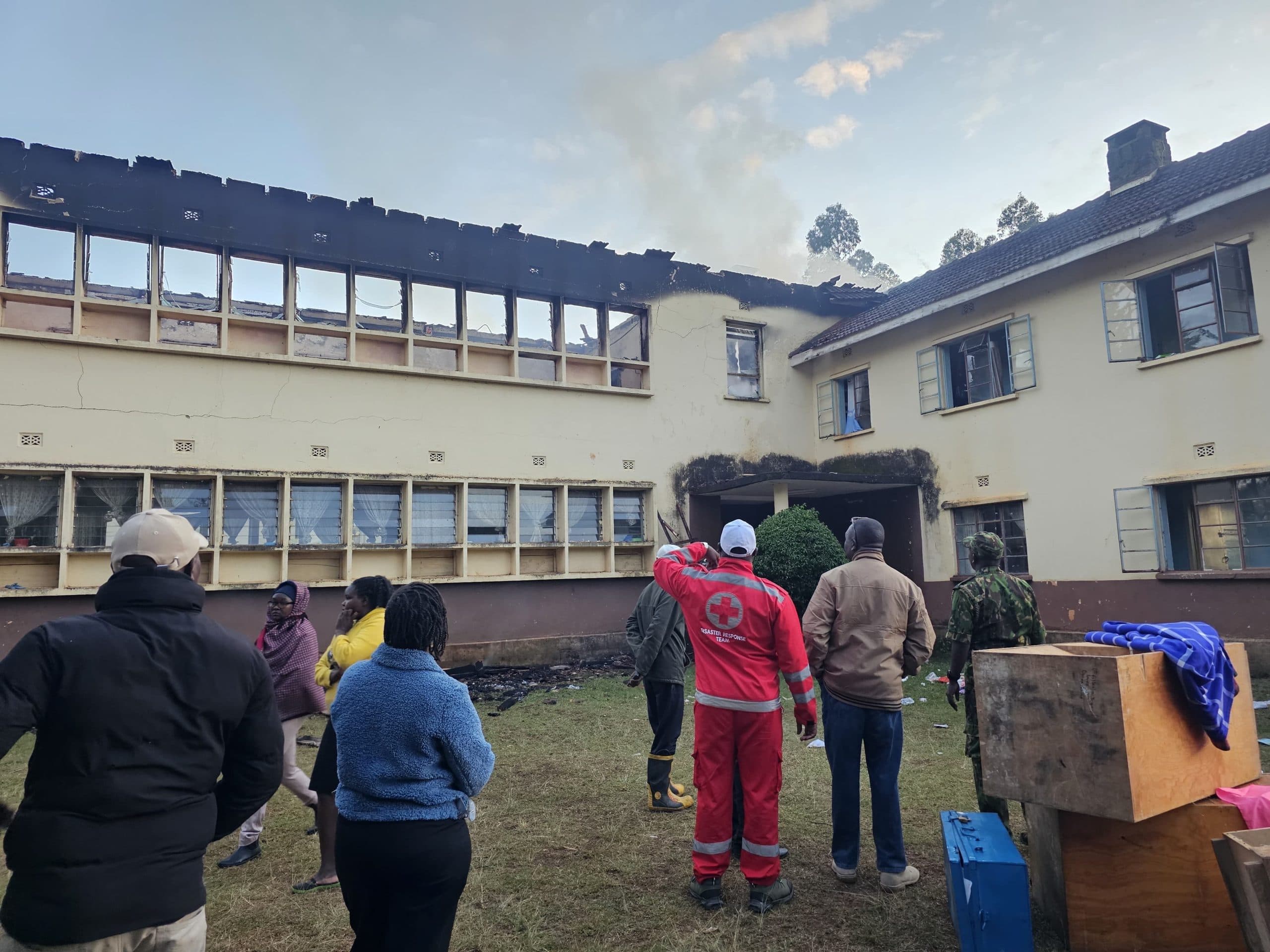 Morning fire destroys Hill School dormitory in Eldoret