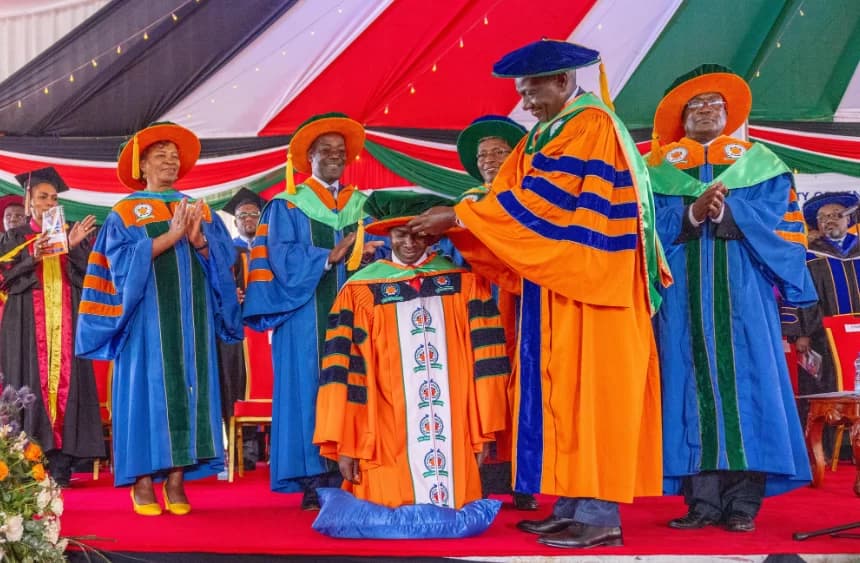 Ruto Installs 36-year-old As Chancellor Of Co-operative University of Kenya