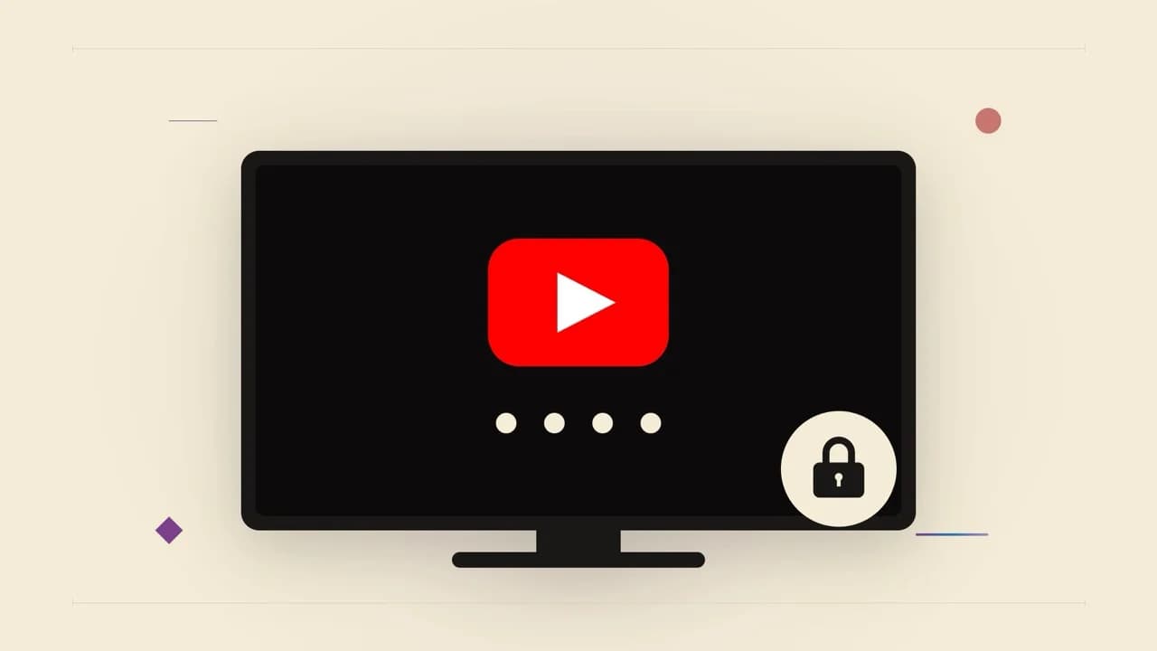 YouTube now lets you lock your account on a shared TV with a four-digit code