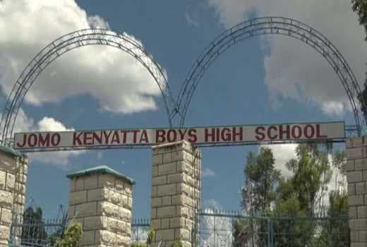 Chaos as property is destroyed in fire at Jomo Kenyatta Boys High School