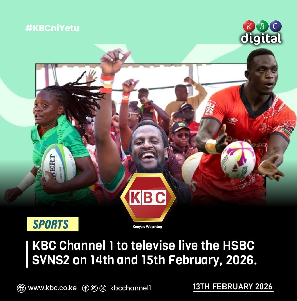 KBC Channel 1 to beam live HSBC Sevens 2
