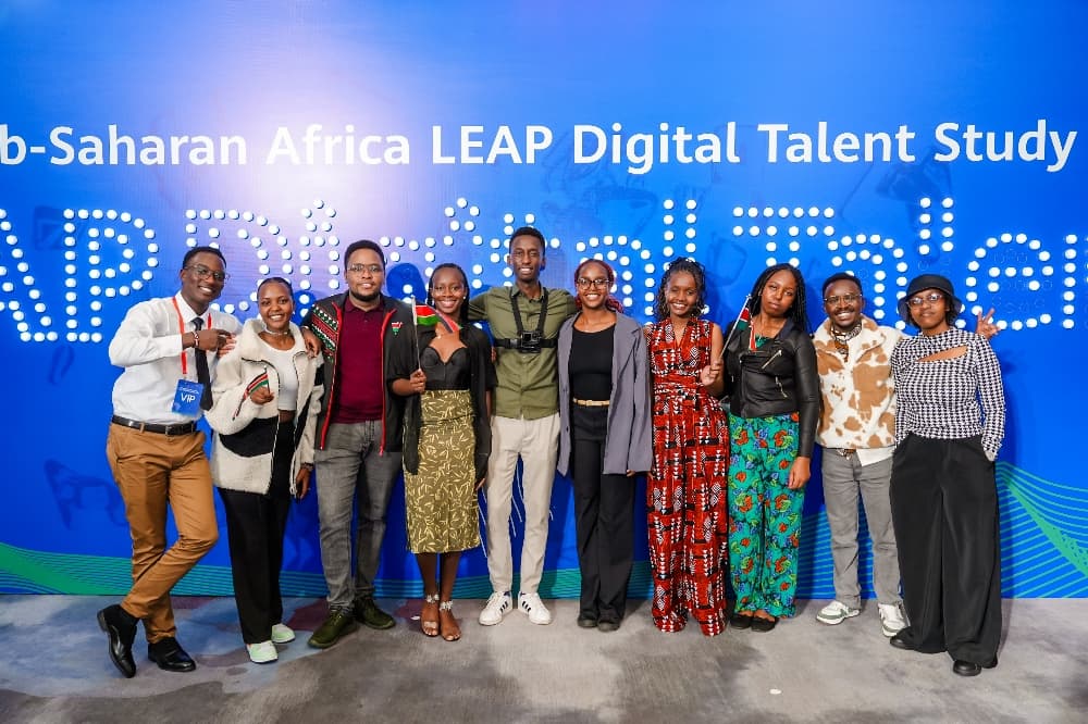 Kenyan Students shine at LEAP digital talent study camp in China