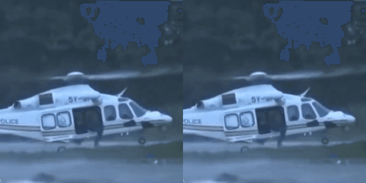 Farmer Rescued After Being Trapped Between Two Overflowing Rivers