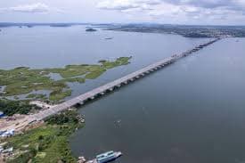 Magufuli Bridge Project Currently Under Construction in Tanzania