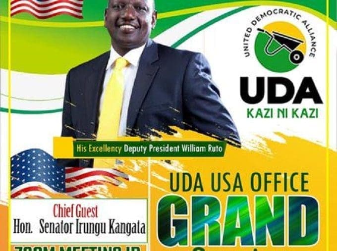 DP William Samoei Arap Ruto’s Diaspora Campaign Team Unveiled