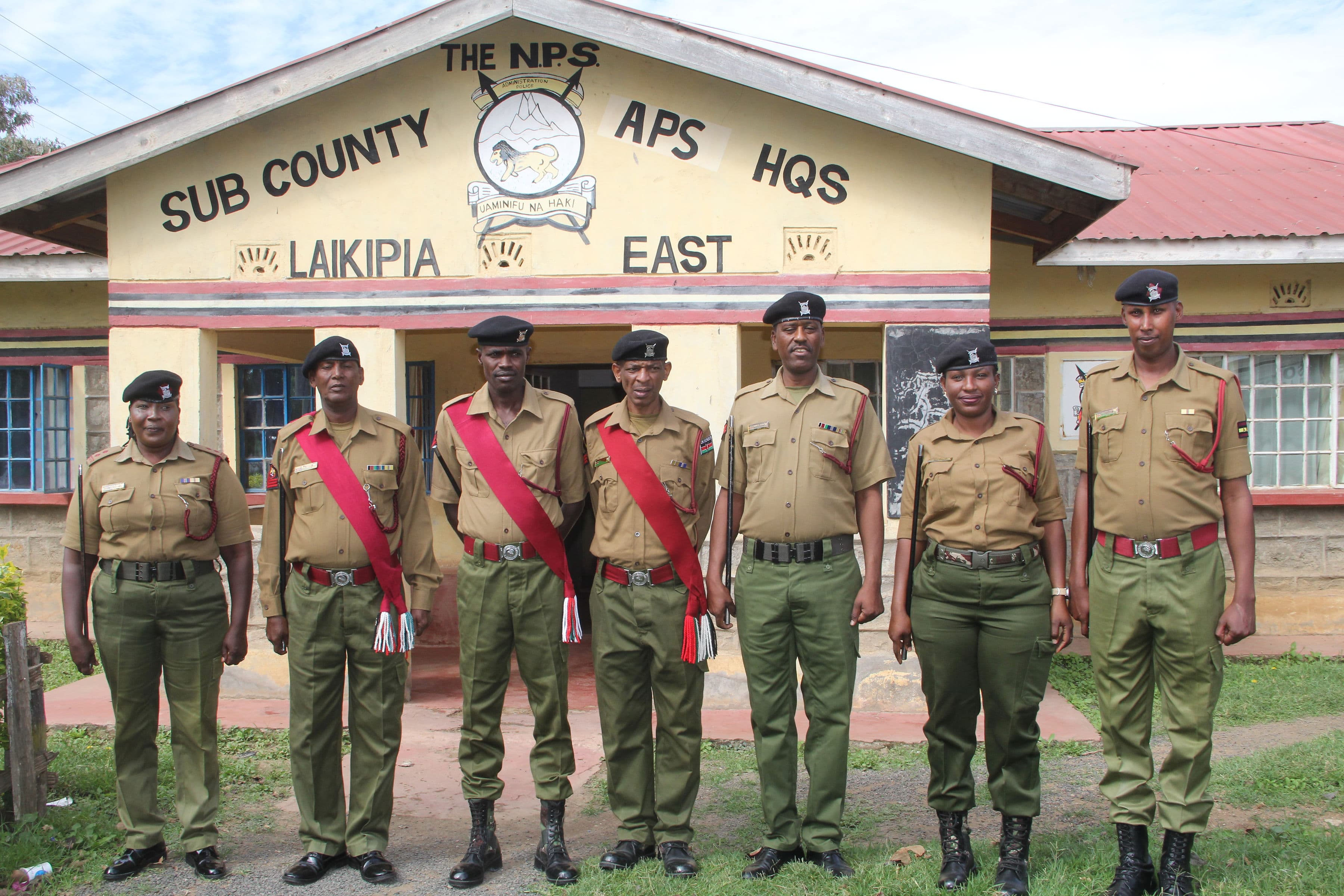Seven Administration Police Officers Promoted in Laikipia East